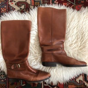 VINTAGE Chestnut brown riding boots